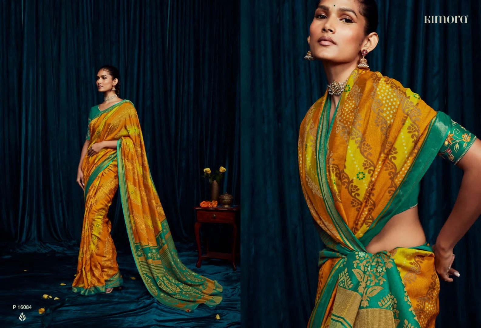 Kimora Meera Vol 12 Silk Brasso Wholesale Fancy Sarees Catalog — Wholesale Sarees, Kimora wholesale from Surat - Gallery Image 8